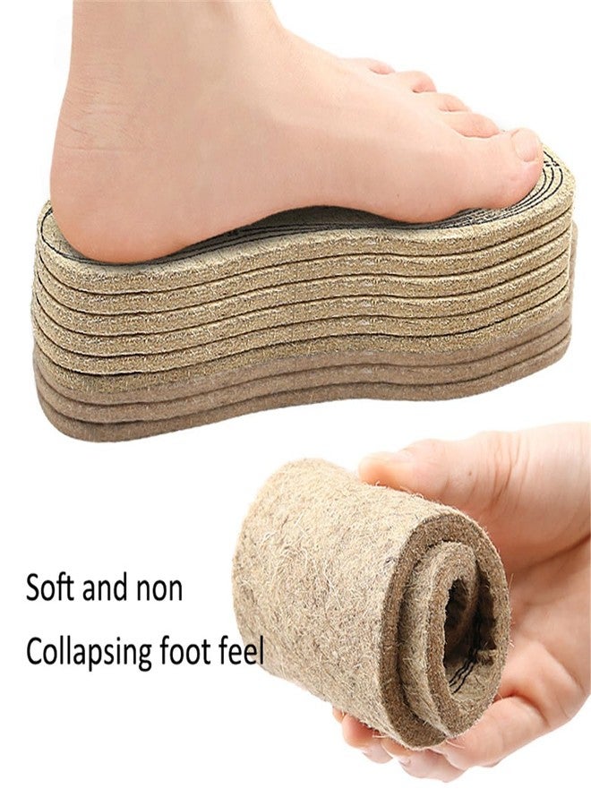Price Xes Wool Felt Insoles, 3 Pair Soft Felt Warm Shoe Insoles for Boots, 6.5mm Thick, Freely Cut, One Size Fits Most - Image 3